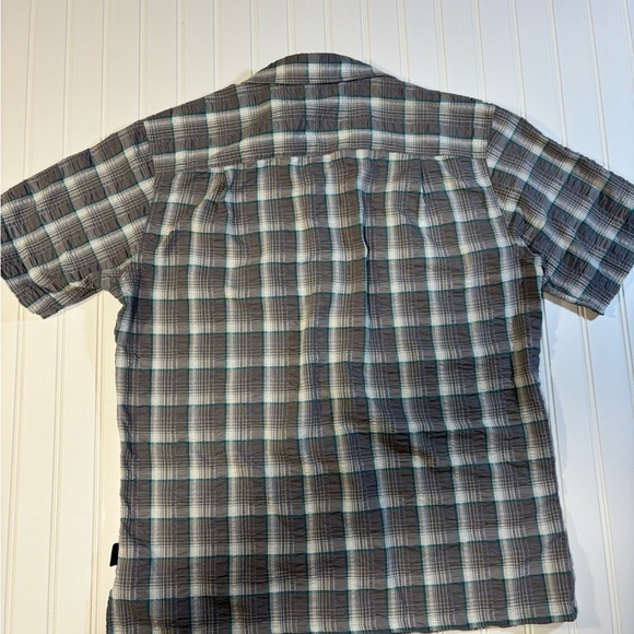 Patagonia Men's Gray Plaid Shirt size M organic cotton - Picture 2 of 7